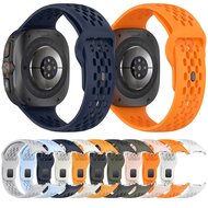 Silikon-Sportband Holes Style - Ocker - Samsung Galaxy Watch Ultra 47mm