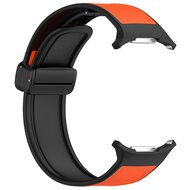 Hybrid Leder + Silikonband - Orange - Samsung Galaxy Watch Ultra 47mm