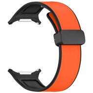 Hybrid Leder + Silikonband - Orange - Samsung Galaxy Watch Ultra 47mm