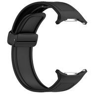 Hybrid Leder + Silikonband - Schwarz - Samsung Galaxy Watch Ultra 47mm