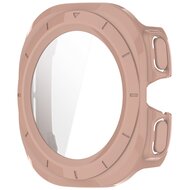 Hartschalenetui mit Displayschutzfolie (wasserdicht) - Altrosa - Samsung Galaxy Watch Ultra 47mm