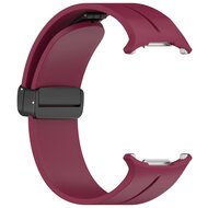 D-Buckle-Sportarmband - Weinrot - Samsung Galaxy Watch Ultra 47mm