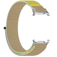 Nylon Sport Looparmband - Khaki / gelb - Samsung Galaxy Watch Ultra 47mm