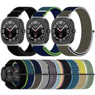 Nylon Sport Looparmband - Hellgrau - Samsung Galaxy Watch Ultra 47mm