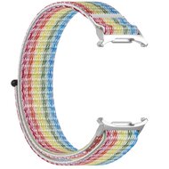 Nylon Sport Looparmband - Mehrfarbig Regenbogen - Samsung Galaxy Watch Ultra 47mm
