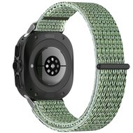 Nylon Sport Looparmband - Hellgr&uuml;n - Samsung Galaxy Watch Ultra 47mm