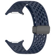 D-Buckle Silikon-Sportband - Dunkelblau - Samsung Galaxy Watch Ultra 47mm