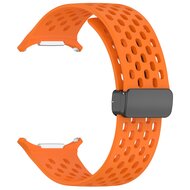 D-Buckle Silikon-Sportband - Orange - Samsung Galaxy Watch Ultra 47mm