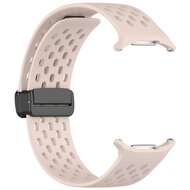 D-Buckle Silikon-Sportband - Sand Pink - Samsung Galaxy Watch Ultra 47mm