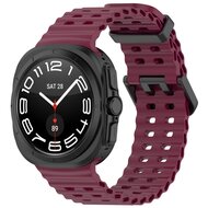 Marine Band Silikon - Weinrot - Samsung Galaxy Watch Ultra 47mm