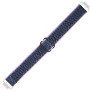 FitBit Inspire 2 &amp; Ace 3 Elastisches Solo-Schleifen-Nylonband - Dunkelblau mit Lila