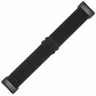 FitBit Inspire 2 &amp; Ace 3 Elastisches Solo-Schleifen-Nylonband - Schwarz