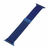 Milanaise-Edelstahlband - Blau - Geeignet f&uuml;r Apple Watch Armband 44mm / 45mm / 46mm / 49mm