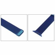 Milanaise-Edelstahlband - Blau - Geeignet f&uuml;r Apple Watch Armband 44mm / 45mm / 46mm / 49mm