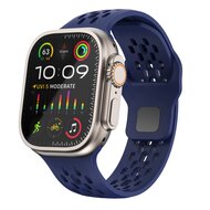Ultimate Sport Edition Armband - Dunkelblau - Geeignet f&uuml;r Apple Watch 44mm / 45mm / 46mm / 49mm