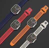 Ultimate Sport Edition Armband - Dunkelblau - Geeignet f&uuml;r Apple Watch 44mm / 45mm / 46mm / 49mm