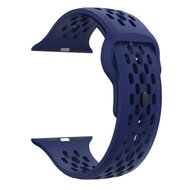 Ultimate Sport Edition Armband - Dunkelblau - Geeignet f&uuml;r Apple Watch 44mm / 45mm / 46mm / 49mm