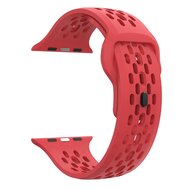 Ultimate Sport Edition Armband - Rot - Geeignet f&uuml;r Apple Watch 44mm / 45mm / 46mm / 49mm
