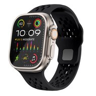 Ultimate Sport Edition Armband - Schwarz - Geeignet f&uuml;r Apple Watch 44mm / 45mm / 46mm / 49mm