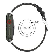 Luxuri&ouml;ses Lederarmband - Dunkelbraun - Geeignet f&uuml;r Apple Watch 38mm / 40mm / 41mm / 42mm