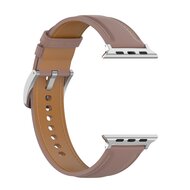 Luxuri&ouml;ses Lederarmband - Altrosa - Geeignet f&uuml;r Apple Watch 44mm / 45mm / 46mm / 49mm