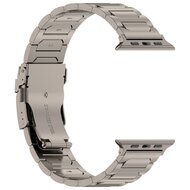 Titan H-Typ Gliederarmband - Farbe Titan - Geeignet f&uuml;r Apple Watch 38mm / 40mm / 41mm / 42mm