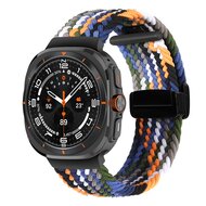 Geflochtenes Armband mit D-Schlie&szlig;e - Multicolor dunkel - Samsung Galaxy Watch Ultra 47mm