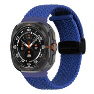 Geflochtenes Armband mit D-Schlie&szlig;e - Blau - Samsung Galaxy Watch Ultra 47mm