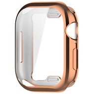 Apple Watch TPU H&uuml;lle - Champagner / Rose Gold - Geeignet f&uuml;r Apple Watch 46mm