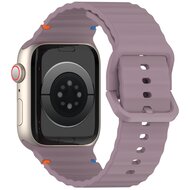 Wave Sportband - Soft Purple - Geeignet f&uuml;r Apple Watch 44mm / 45mm / 46mm / 49mm
