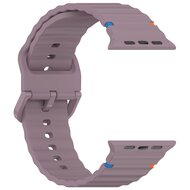 Wave Sportband - Soft Purple - Geeignet f&uuml;r Apple Watch 44mm / 45mm / 46mm / 49mm