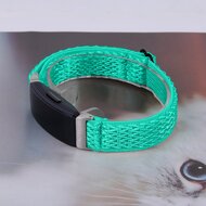 Fitbit Inspire 3 &ndash; Elastisches Solo Loop Nylonarmband - T&uuml;rkis