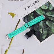 Fitbit Inspire 3 &ndash; Elastisches Solo Loop Nylonarmband - T&uuml;rkis