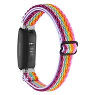 Fitbit Inspire 3 &ndash; Elastisches Solo Loop Nylonarmband - Multicolour