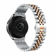 Garmin Vivoactive 4 / 4L - Stahlband - Silber / Ros&eacute;gold