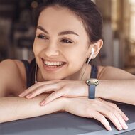 Silikonarmband - Blau-grau - Garmin Lily 2