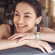 Silikonarmband - Wei&szlig; - Garmin Lily 2