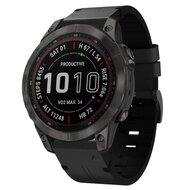 Lederband - Schwarz - Garmin Epix Gen 2 (47mm) / MARQ / Quatix 7/6/5