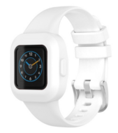 Silikon einfarbig - Wei&szlig; - Garmin Vivofit Junior 3
