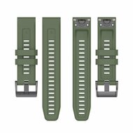Silikon-Sportband - Armee gr&uuml;n - Garmin Fenix 7 / 6 / 5