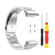 Stahlgliederarmband - Silber - Garmin Forerunner 35 / 30