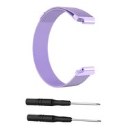Garmin Forerunner 220 / 230 / 235 / 620 / 630 / 735 (XT) - Milanaise-Armband - Gro&szlig; - Violett
