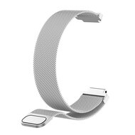Garmin Forerunner 220 / 230 / 235 / 620 / 630 / 735 (XT) - Milanaise-Armband - Gro&szlig; - Silber