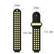 Silikon-Sportarmband - Grau + Wei&szlig; - Garmin Forerunner 220 / 230 / 235 / 620 / 630 / 735 (XT)