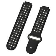 Silikon-Sportarmband - Schwarz + Grau - Garmin Forerunner 220 / 230 / 235 / 620 / 630 / 735 (XT)