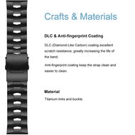 Titanium Gliederarmband - Schwarz - Garmin Epix Gen 2 (47mm) / MARQ / Quatix 7 / 6 / 5