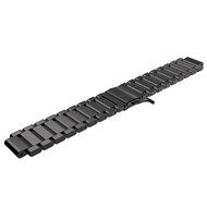 Stahlgliederarmband - Schwarz - Garmin Forerunner 220 / 230 / 235 / 620 / 630 / 735 (XT)