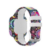 Silikonarmband mit Aufdruck - Mehrfarbig - Garmin Vivofit Junior 3