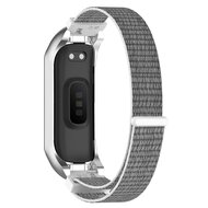Nylon Sport Loop Armband - Wei&szlig;/Grau - Samsung Galaxy Fit 2