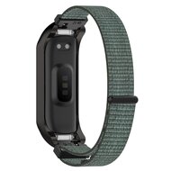 Nylon Sport Loop Armband - Gr&uuml;n/Grau - Samsung Galaxy Fit 2